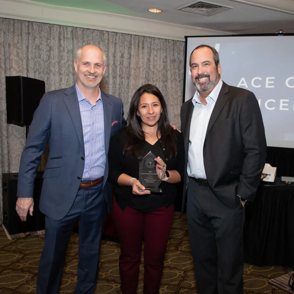 ACE OF ENHANCEMENTS - Congrats to Reuben Davison from LMC Houston, awarded the Ace of Enhancements for his success in se
